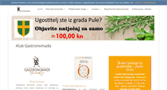 Desktop Screenshot of gastronomadi.hr