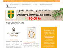 Tablet Screenshot of gastronomadi.hr